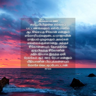 Picture 04 - யோசுவா 13:21 TAMIRV - சமபூமியிலுள்ள - Bible Verse Picture