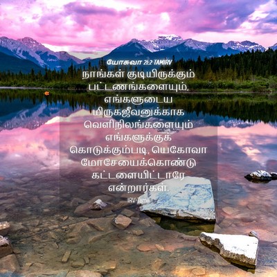 Picture 04 - யோசுவா 21:2 TAMIRV - நாங்கள் - Bible Verse Picture