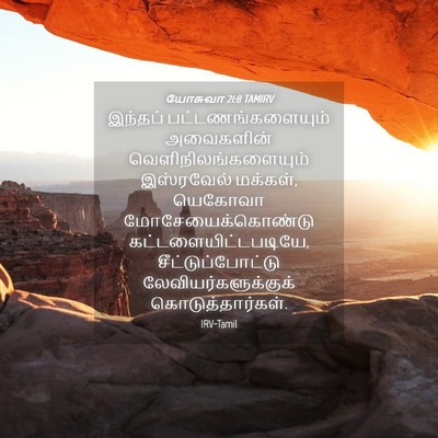 Picture 04 - யோசுவா 21:8 TAMIRV - இந்தப் - Bible Verse Picture