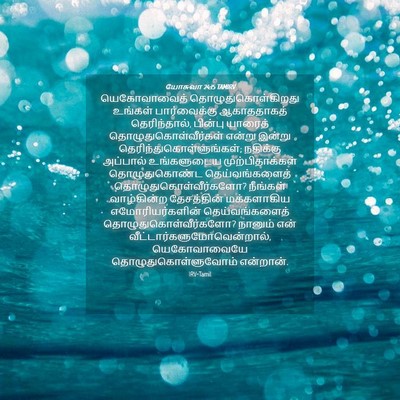 Picture 04 - யோசுவா 24:15 TAMIRV - யெகோவாவைத் - Bible Verse Picture