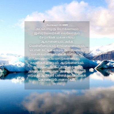 Picture 04 - யோசுவா 7:24 TAMIRV - அப்பொழுது - Bible Verse Picture