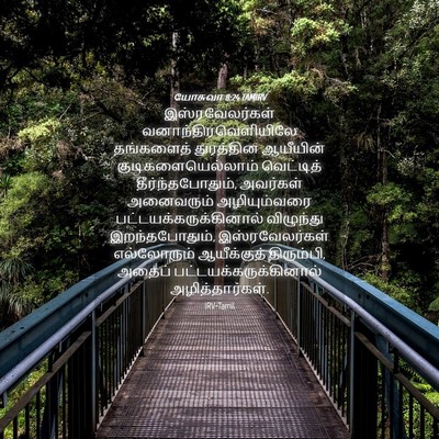 Picture 04 - யோசுவா 8:24 TAMIRV - இஸ்ரவேலர்கள் - Bible Verse Picture