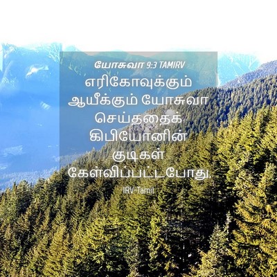Picture 04 - யோசுவா 9:3 TAMIRV - எரிகோவுக்கும் - Bible Verse Picture