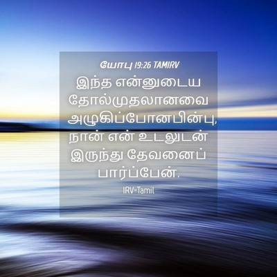 Picture 04 - யோபு 19:26 TAMIRV - இந்த என்னுடைய - Bible Verse Picture