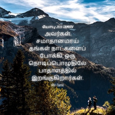 Picture 04 - யோபு 21:13 TAMIRV - அவர்கள் - Bible Verse Picture