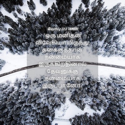 Picture 04 - யோபு 22:2 TAMIRV - “ஒரு மனிதன் - Bible Verse Picture