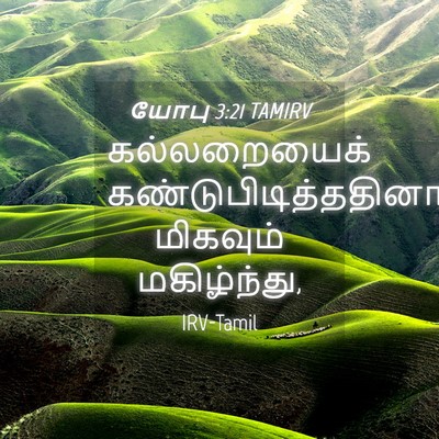 Picture 04 - யோபு 3:21 TAMIRV - கல்லறையைக் - Bible Verse Picture