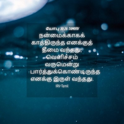 Picture 04 - யோபு 30:26 TAMIRV - நன்மைக்காகக் - Bible Verse Picture