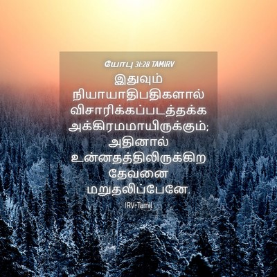 Picture 04 - யோபு 31:28 TAMIRV - இதுவும் - Bible Verse Picture
