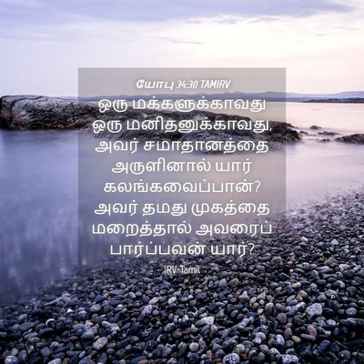 Picture 04 - யோபு 34:30 TAMIRV - ஒரு மக்களுக்காவது - Bible Verse Picture