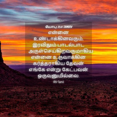 Picture 04 - யோபு 35:11 TAMIRV - என்னை - Bible Verse Picture