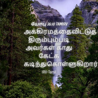 Picture 04 - யோபு 36:10 TAMIRV -  - Bible Verse Picture