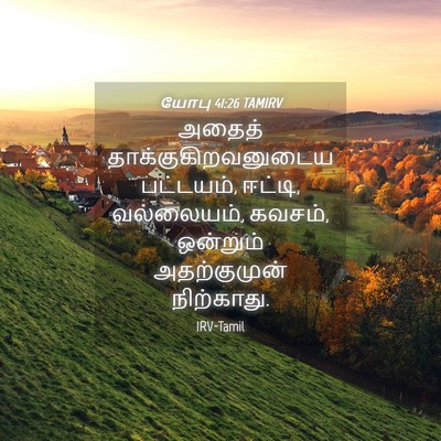 Picture 04 - யோபு 41:26 TAMIRV - அதைத் - Bible Verse Picture