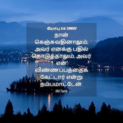 Picture 04 - யோபு 9:16 TAMIRV - நான் - Bible Verse Picture