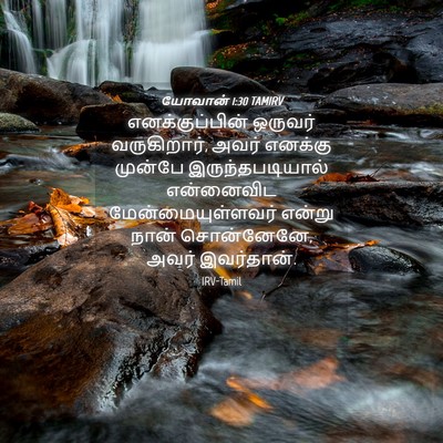 Picture 04 - யோவான் 1:30 TAMIRV - எனக்குப்பின் - Bible Verse Picture