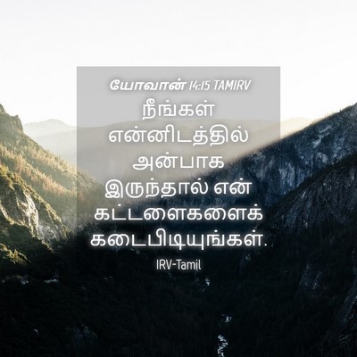 Picture 04 - யோவான் 14:15 TAMIRV - நீங்கள் - Bible Verse Picture