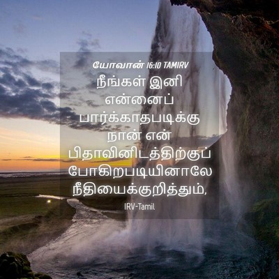 Picture 04 - யோவான் 16:10 TAMIRV - நீங்கள் இனி - Bible Verse Picture