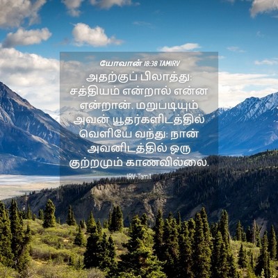 Picture 04 - யோவான் 18:38 TAMIRV - அதற்குப் - Bible Verse Picture