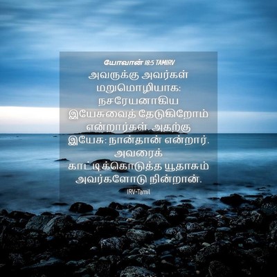 Picture 04 - யோவான் 18:5 TAMIRV - அவருக்கு அவர்கள் - Bible Verse Picture