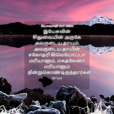 Picture 04 - யோவான் 19:25 TAMIRV - இயேசுவின் - Bible Verse Picture