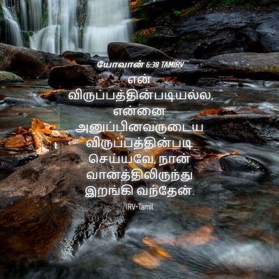Picture 04 - யோவான் 6:38 TAMIRV - என் - Bible Verse Picture