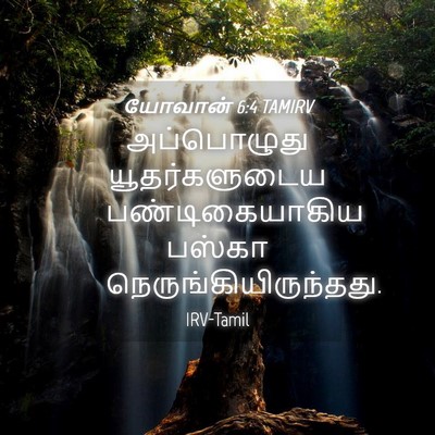 Picture 04 - யோவான் 6:4 TAMIRV - அப்பொழுது - Bible Verse Picture
