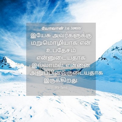 Picture 04 - யோவான் 7:16 TAMIRV - இயேசு அவர்களுக்கு - Bible Verse Picture