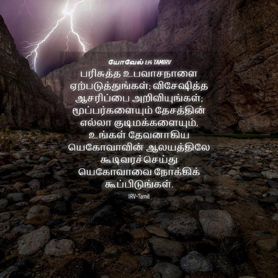 Picture 04 - யோவேல் 1:14 TAMIRV - பரிசுத்த - Bible Verse Picture