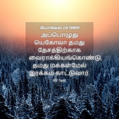 Picture 04 - யோவேல் 2:18 TAMIRV - அப்பொழுது யெகோவா - Bible Verse Picture