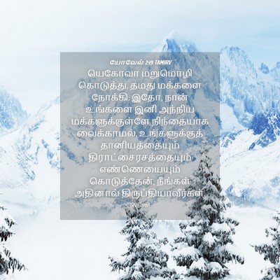 Picture 04 - யோவேல் 2:19 TAMIRV - யெகோவா மறுமொழி - Bible Verse Picture