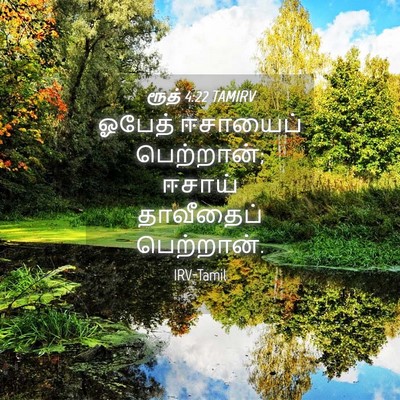 Picture 04 - ரூத் 4:22 TAMIRV - ஓபேத் ஈசாயைப் - Bible Verse Picture