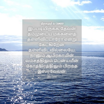 Picture 04 - ரோமர் 11:1 TAMIRV - இப்படியிருக்க, - Bible Verse Picture
