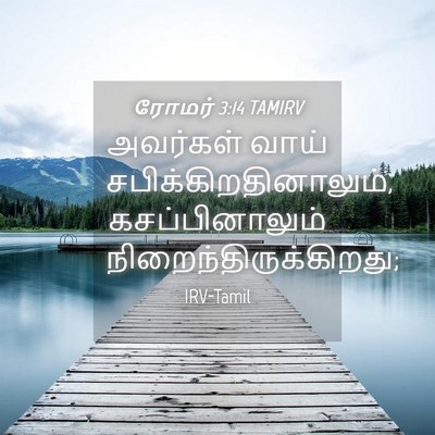 Picture 04 - ரோமர் 3:14 TAMIRV - அவர்கள் வாய் - Bible Verse Picture