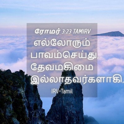 Picture 04 - ரோமர் 3:23 TAMIRV - எல்லோரும் - Bible Verse Picture