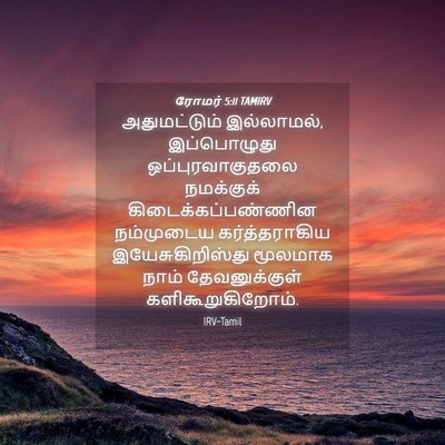Picture 04 - ரோமர் 5:11 TAMIRV - அதுமட்டும் - Bible Verse Picture