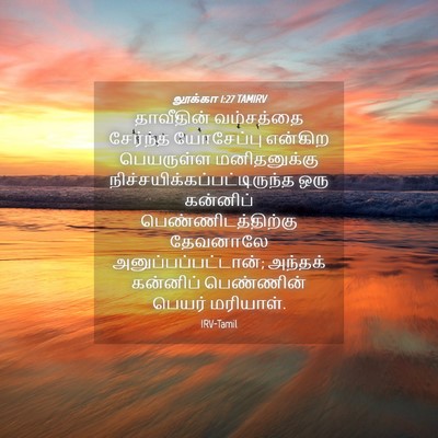 Picture 04 - லூக்கா 1:27 TAMIRV - தாவீதின் வம்சத்தை - Bible Verse Picture
