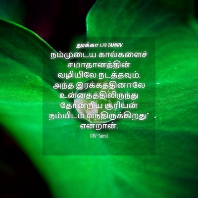 Picture 04 - லூக்கா 1:79 TAMIRV - நம்முடைய - Bible Verse Picture