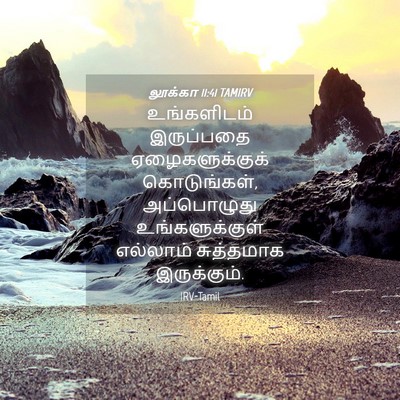Picture 04 - லூக்கா 11:41 TAMIRV - உங்களிடம் - Bible Verse Picture