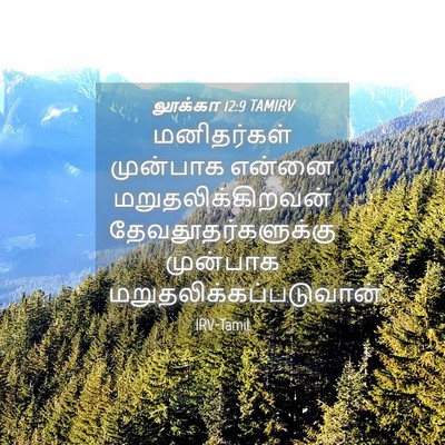 Picture 04 - லூக்கா 12:9 TAMIRV - மனிதர்கள் முன்பாக - Bible Verse Picture