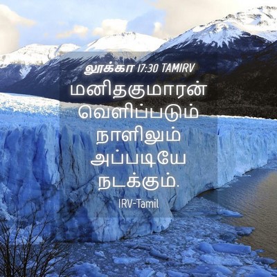 Picture 04 - லூக்கா 17:30 TAMIRV - மனிதகுமாரன் - Bible Verse Picture