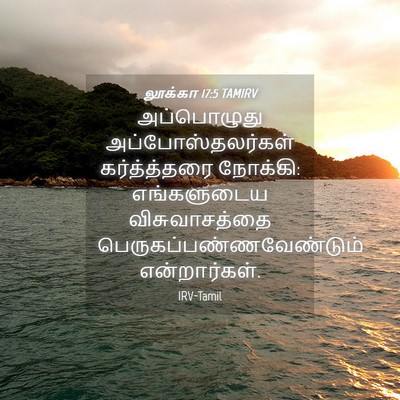 Picture 04 - லூக்கா 17:5 TAMIRV - அப்பொழுது - Bible Verse Picture