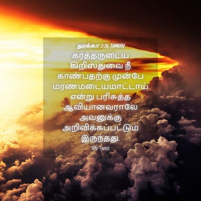 Picture 04 - லூக்கா 2:26 TAMIRV - கர்த்தருடைய - Bible Verse Picture