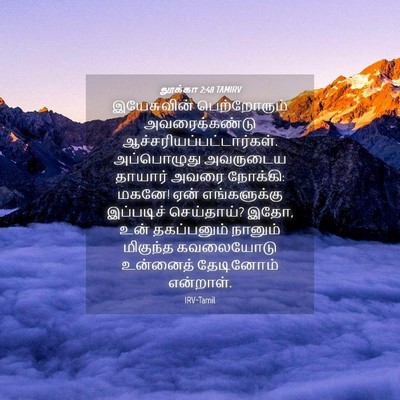 Picture 04 - லூக்கா 2:48 TAMIRV - இயேசுவின் - Bible Verse Picture
