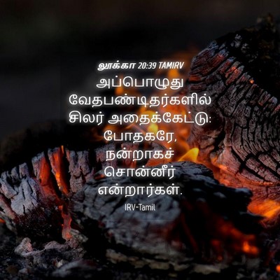 Picture 04 - லூக்கா 20:39 TAMIRV - அப்பொழுது - Bible Verse Picture