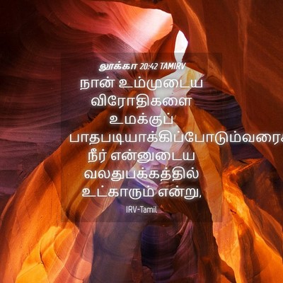 Picture 04 - லூக்கா 20:42 TAMIRV - நான் உம்முடைய - Bible Verse Picture