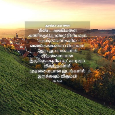 Picture 04 - லூக்கா 20:46 TAMIRV - “நீண்ட அங்கிகளை - Bible Verse Picture