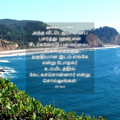 Picture 04 - லூக்கா 22:11 TAMIRV - அந்த - Bible Verse Picture