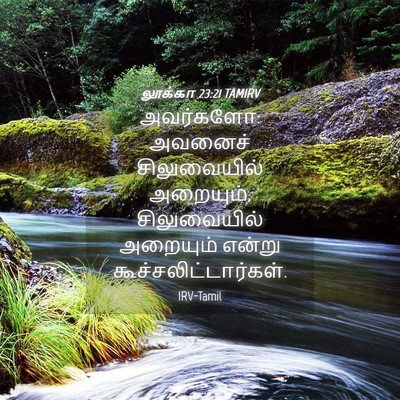 Picture 04 - லூக்கா 23:21 TAMIRV - அவர்களோ: அவனைச் - Bible Verse Picture