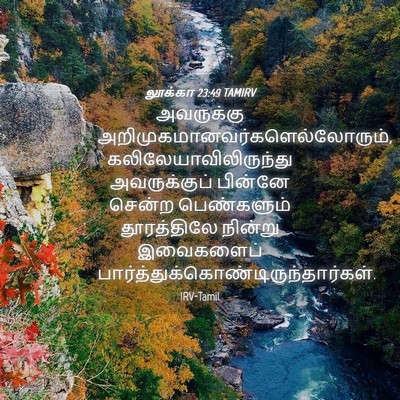 Picture 04 - லூக்கா 23:49 TAMIRV - அவருக்கு - Bible Verse Picture