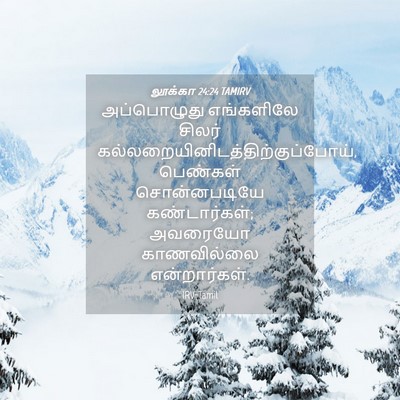 Picture 04 - லூக்கா 24:24 TAMIRV - அப்பொழுது - Bible Verse Picture